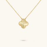 Goldkette mit Kleeblattmotiv