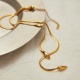 Zarelle Gold-Serpentin-Anhänger