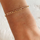 Saturn Goldkettenarmband