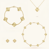Kleeblatt-Set | Gold