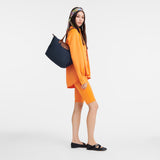 Longchamp – Mittelgroße Le Pliage Tote, Marineblau