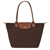 Longchamp – Mittelgroße Le Pliage Tragetasche, Ebenholz