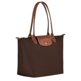 Longchamp – Mittelgroße Le Pliage Tragetasche, Ebenholz