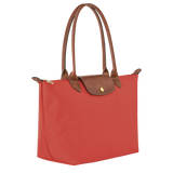 Longchamp – Mittelgroße Le Pliage Tragetasche, Tomatenrot