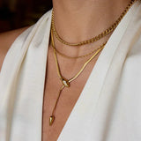 Zarelle Gold-Serpentin-Anhänger