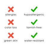 Hailey Lager På Lager Guld Kedjehalsband